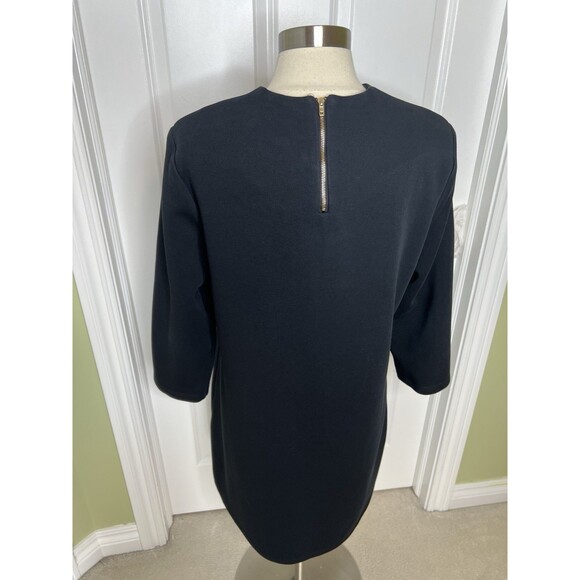 Tuckernuck XL Dress Black knit  Francoise Mini Mod Stretch Minimalist Career - Picture 11 of 11